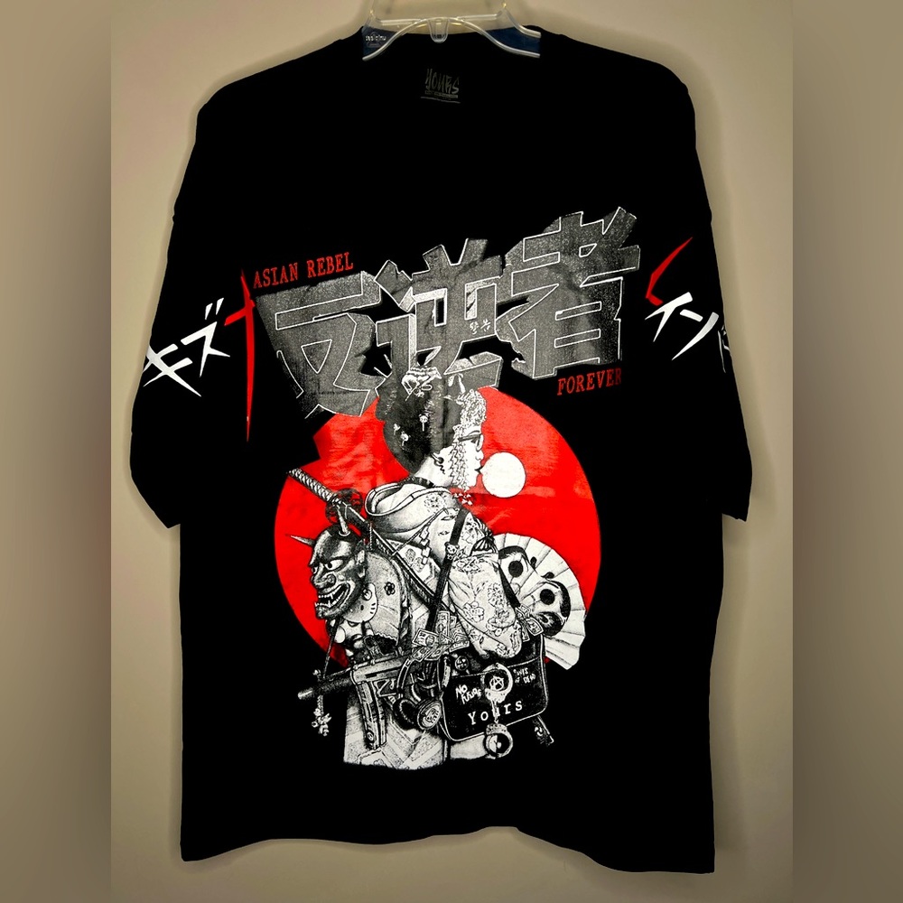 Asian Rebel Grapic Tees 100% Cotton